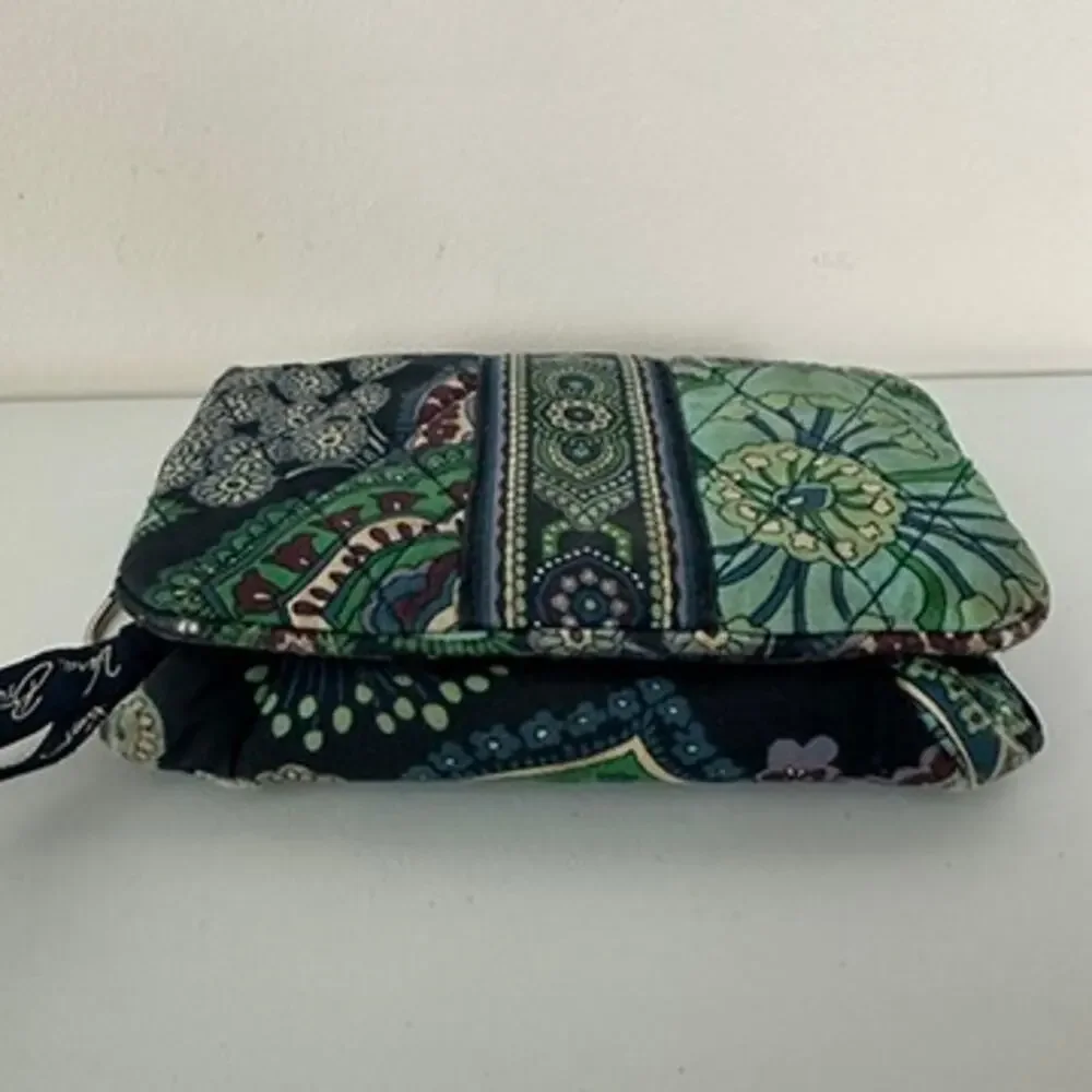 Vera Bradley Blue Rhapsody Taxi Wallet Compact Cotton Wallet For Crafts/Repairs - Picture 5 of 16